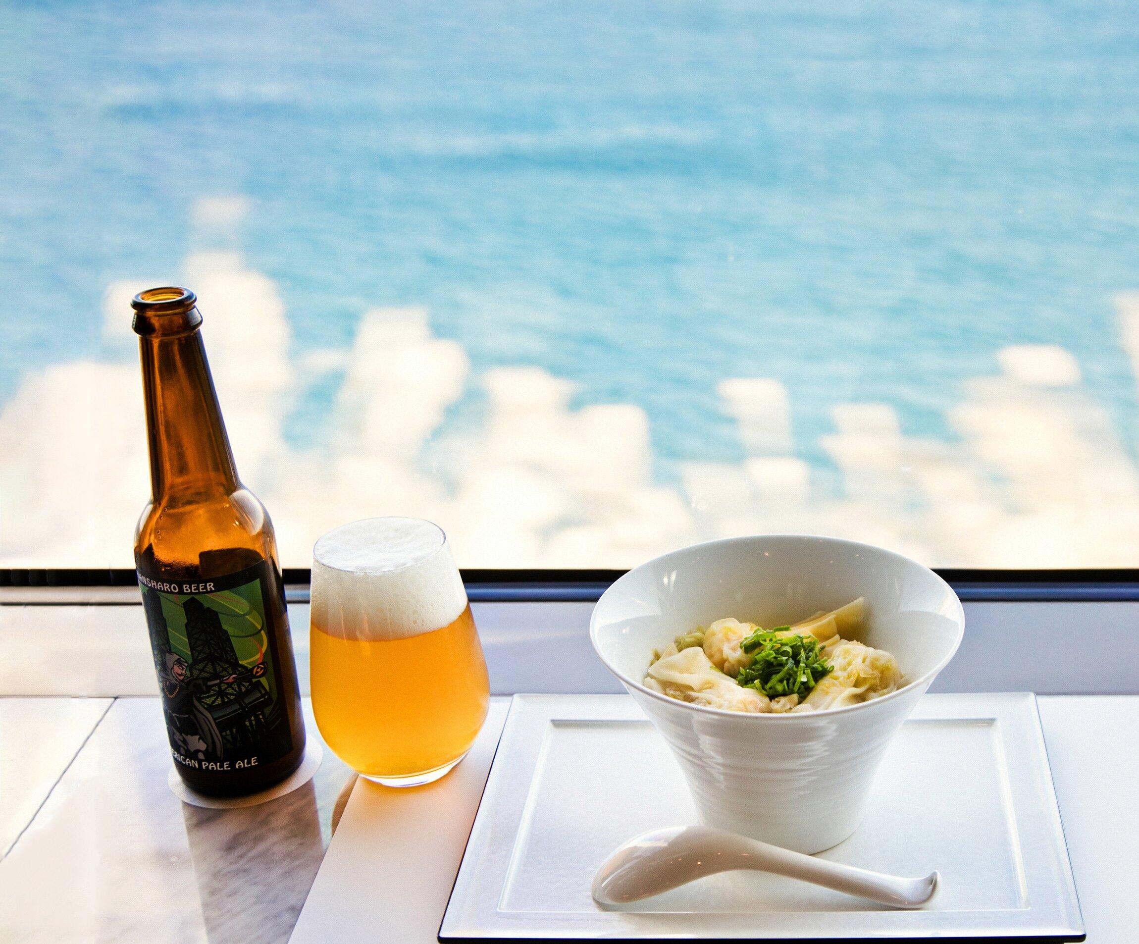 観光特急列車「サフィール踊り子」に乗って、広い海を見ながら絶品中華